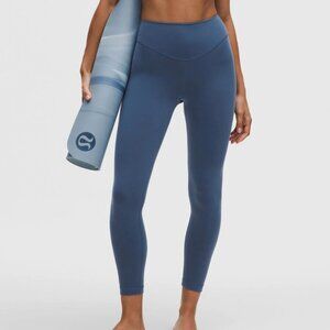 Wunder Under SmoothCover High-Rise Tight 25" | Blue Twill | Size 18